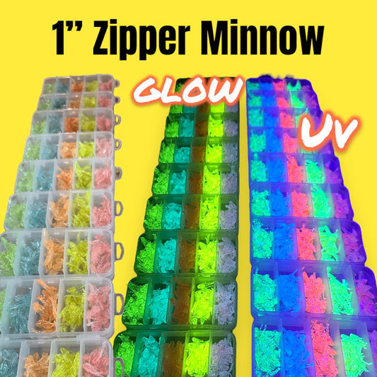 Zipper Minnow - 1" - Variety Pack